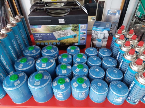 Camping gaz en stock